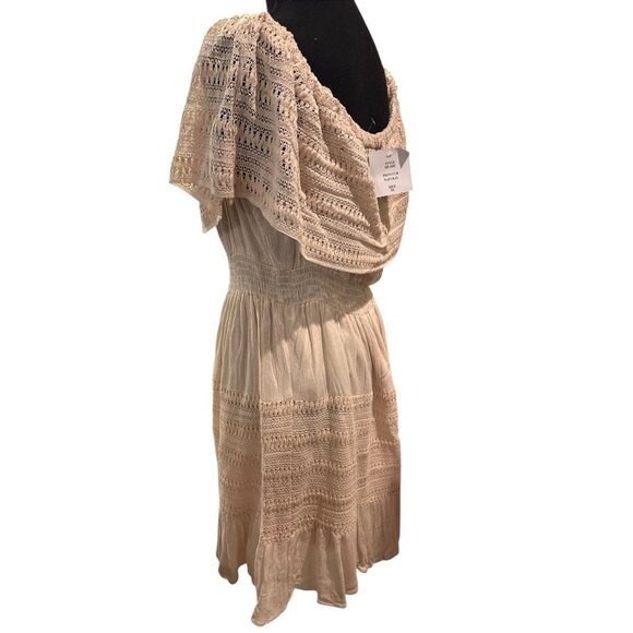 Dress Nado Beige Women’s embroidery Maxi Dress Size XL - Picture 4 of 6